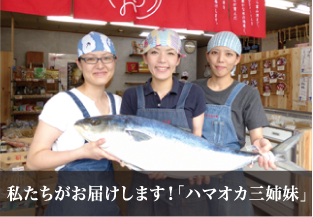 私たちがお届けします！「ハマオカ三姉妹」